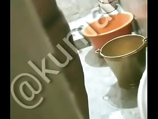 Tamil Son-in-law Peeking, Mother Flashing Boobs In Bathroom Video 2